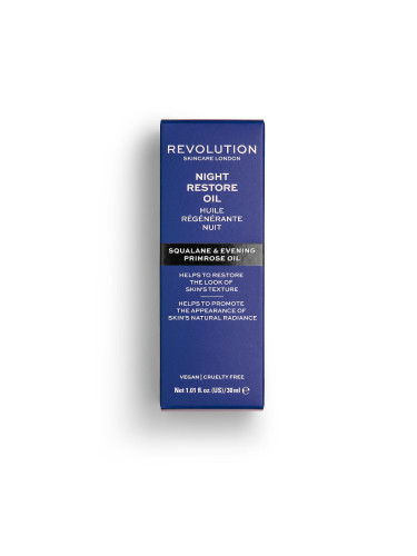 REVOLUTION Skincare Night Restore Oil Масло за лице дамски 30ml