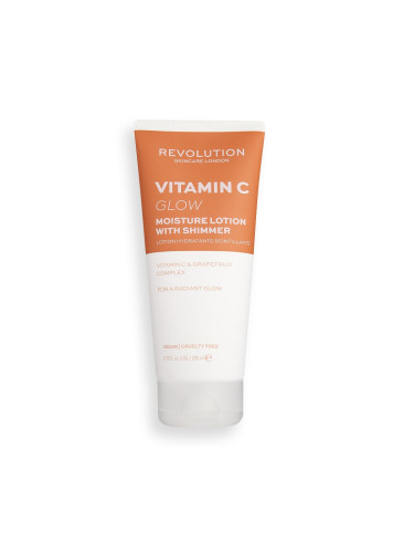 REVOLUTION Body Skincare Vitamin C (Glow) Moisture Lotion with Shimmer Лосион за тяло дамски 200ml