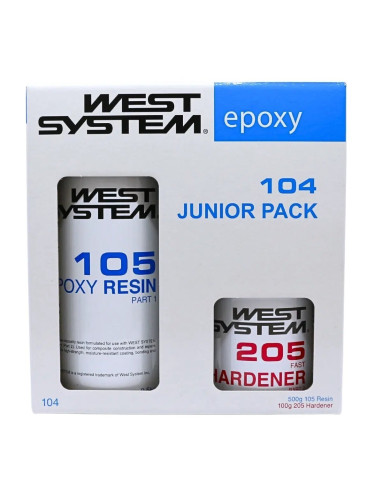 West System Junior Pack Fast 105+205 Transparent 600 g Ламинат/ Паркет