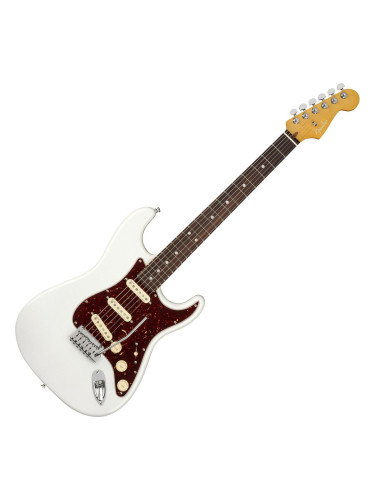 Fender American Ultra Stratocaster RW Arctic Pearl Електрическа китара