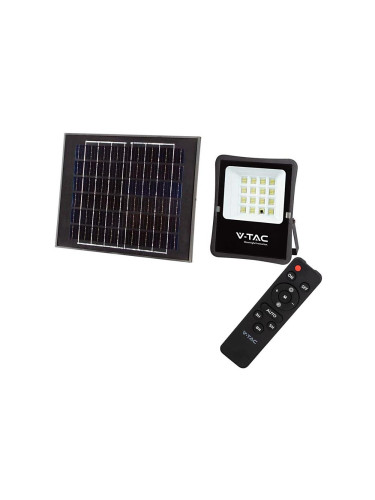 LED външен соларен прожектор 12W, 3.2V, 6400K, IP65