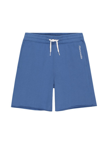 Abercrombie & Fitch Панталон  гълъбово синьо / бяло