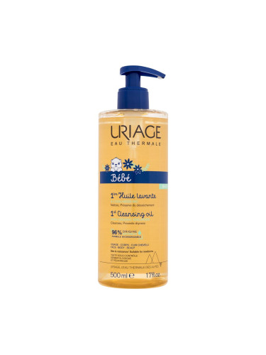 Uriage Bébé 1st Cleansing Oil Душ олио за деца 500 ml