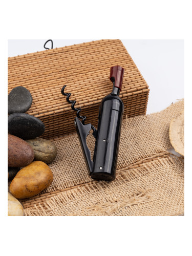 Гравиран тирбушон - бутилка за вино