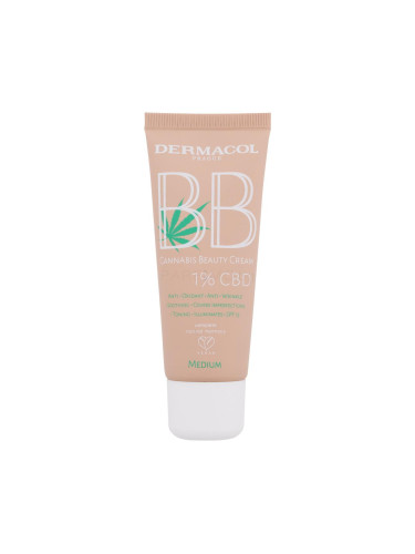 Dermacol BB Cream Cannabis Beauty Cream SPF15 BB крем за жени 30 ml Нюанс 2 Medium