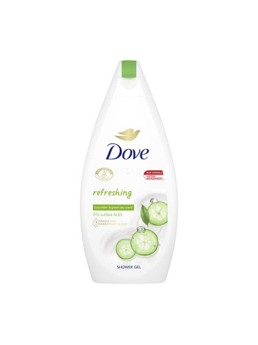 Dove Refreshing Cucumber & Green Tea Душ гел за жени 450 ml