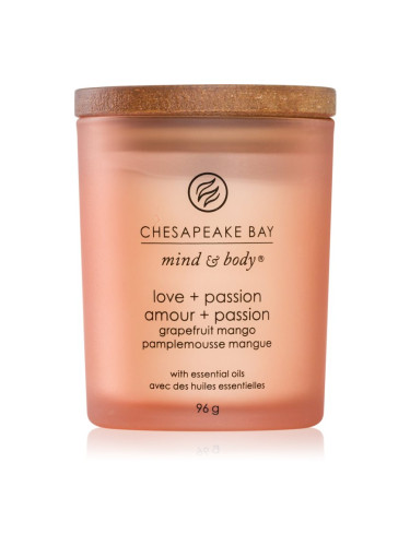 Chesapeake Bay Candle Mind & Body Love & Passion ароматна свещ 96 гр.