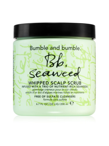 Bumble and bumble Seaweed Whipped Scalp Scrub пилинг за коса с екстракти от водорасли 200 мл.