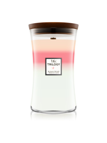 Woodwick Trilogy Blooming Orchard ароматна свещ 609,5 гр.