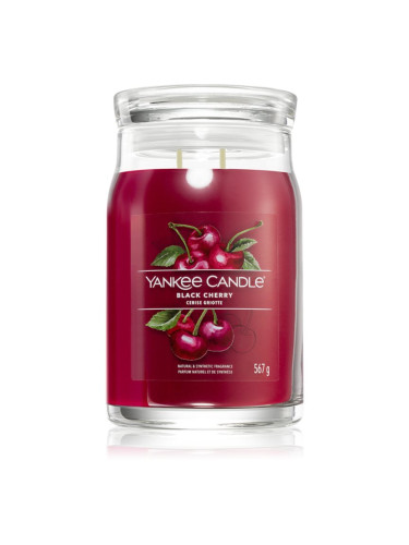 Yankee Candle Black Cherry ароматна свещ Signature 567 гр.