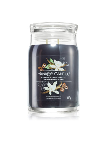 Yankee Candle Vanilla Bean Espresso ароматна свещ Signature 567 гр.