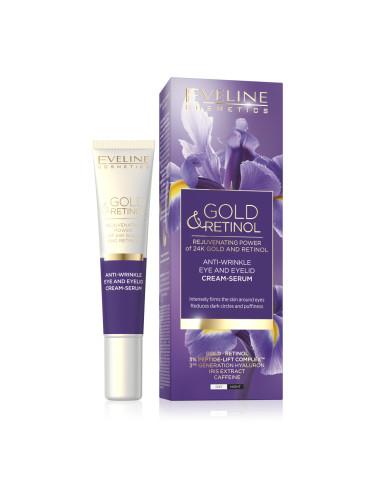 EVELINE Gold&Retinol Околоочен Крем Против Бръчки Продукт за очи дамски 20ml