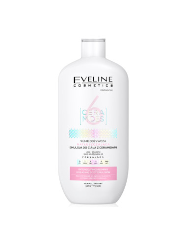 EVELINE Ceramides 6 Подхранваща Емулсия За Тяло Емулсия за тяло дамски 350ml