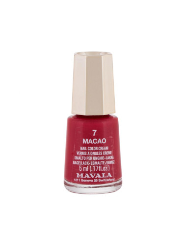 MAVALA Mini Color Cream Лак за нокти за жени 5 ml Нюанс 7 Macao
