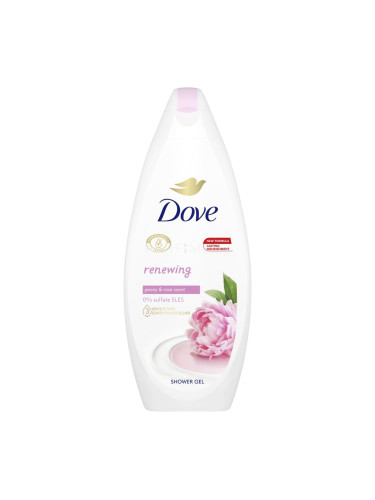 Dove Renewing Peony & Rose Scent Shower Gel Душ гел за жени 250 ml