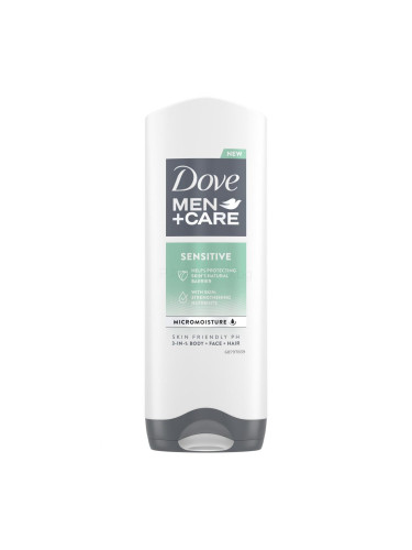 Dove Men + Care Sensitive Душ гел за мъже 250 ml