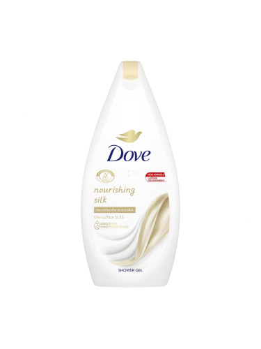 Dove Nourishing Silk Душ гел за жени 450 ml