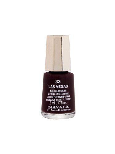 MAVALA Mini Color Cream Лак за нокти за жени 5 ml Нюанс 33 Las Vegas