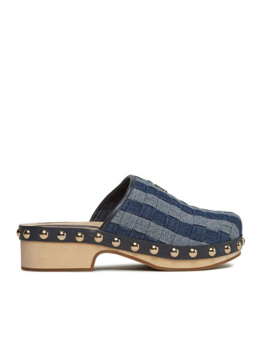 Tommy Hilfiger Сабо Denim Contrast Clog FW0FW07410 Тъмносин