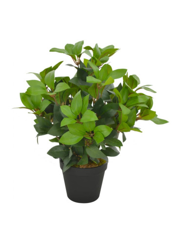 Sonata Изкуствено растение лаврово дърво със саксия, зелено, 40 см