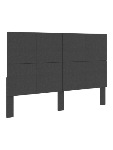 Sonata Тапицирана табла за спалня тъмносива текстил 160x200 см