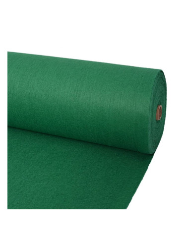 Sonata Изложбен килим, 1,6 x12 м, зелен