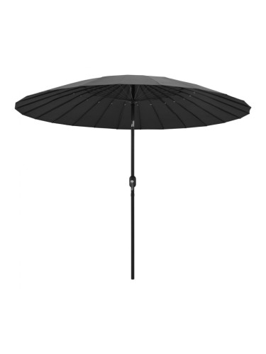 Sonata Градински чадър с алуминиев прът, 270 см, антрацит