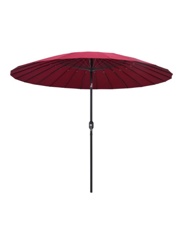 Sonata Градински чадър с алуминиев прът, 270 см, бордо червен