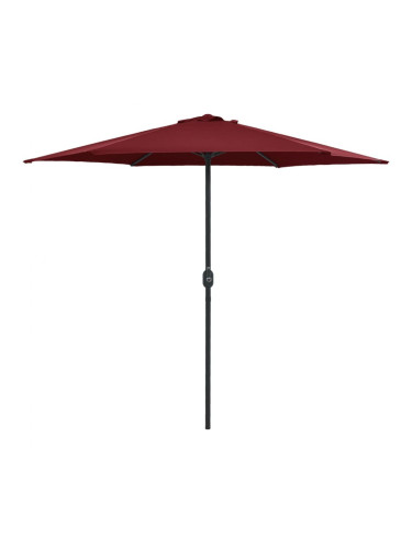 Sonata Градински чадър с алуминиев прът, 270x246 см, бордо червен