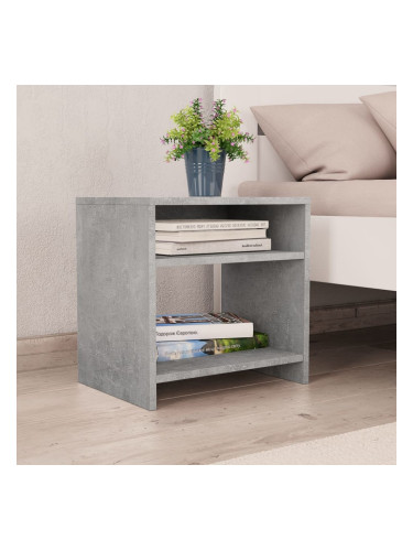 Sonata H Нощни шкафчета 2 бр бетоново сиво 40x30x40 см инженерно дърво