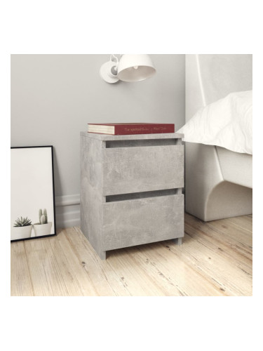 Sonata Нощно шкафче, бетонно сиво, 30x30x40 см, ПДЧ