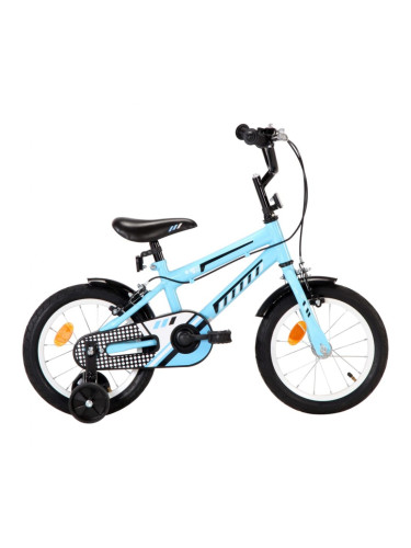 Sonata Детски велосипед, 14 цола, черно и синьо