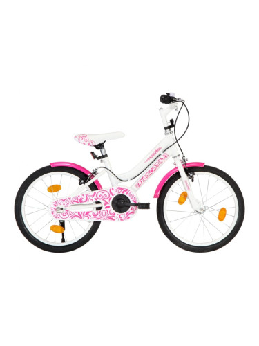 Sonata Детски велосипед, 18 цола, розово и бяло