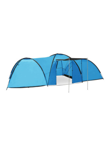 Sonata Палатка за къмпинг тип иглу, 650x240x190 см, 8-местна, синя