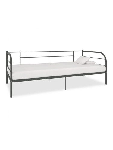 Sonata Рамка за дневно легло, сива, метал, 90x200 см