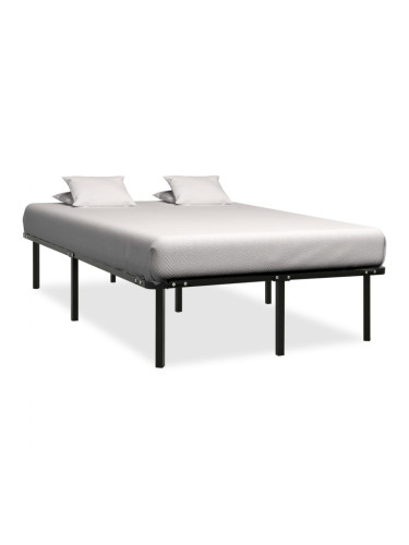 Sonata Рамка за легло, черна, метал, 180x200 cм