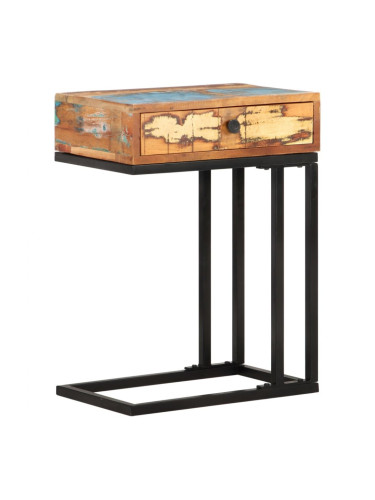 Sonata H U-образна странична маса 45x30x61 см регенерирано дърво масив