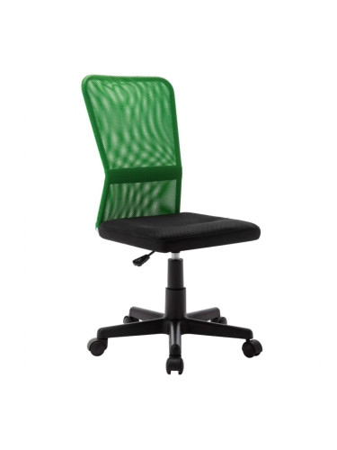 Sonata Офис стол, черно-зелен, 44x52x100 см, мрежест плат