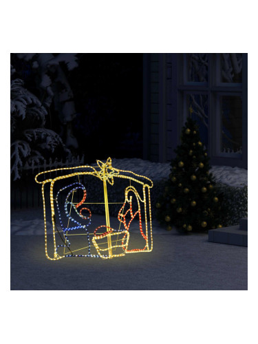 Sonata Коледна украса Рождество Христово 240 LED 116x41x87 см