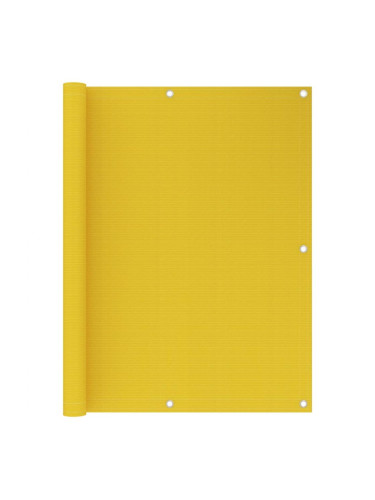 Sonata Балконски параван, жълт, 120x500 см, HDPE