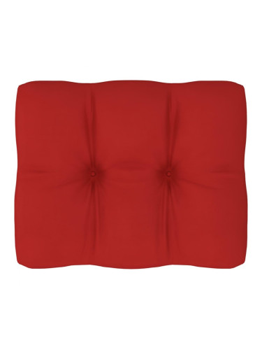 Sonata Възглавница за палетен диван, червена, 50x40x12 см