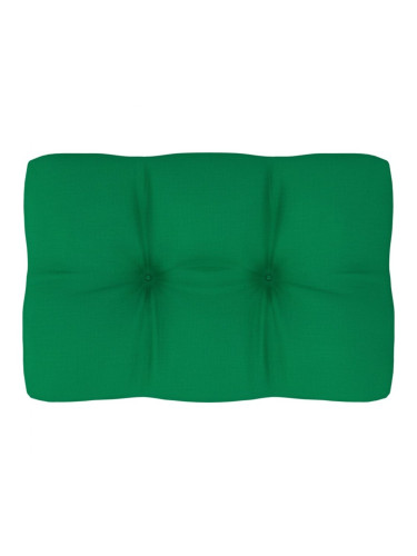 Sonata Възглавница за палетен диван, зелена, 60x40x12 см