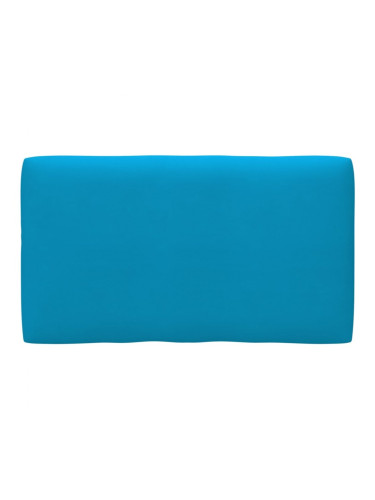 Sonata Възглавница за палетен диван, синя, 70x40x12 см