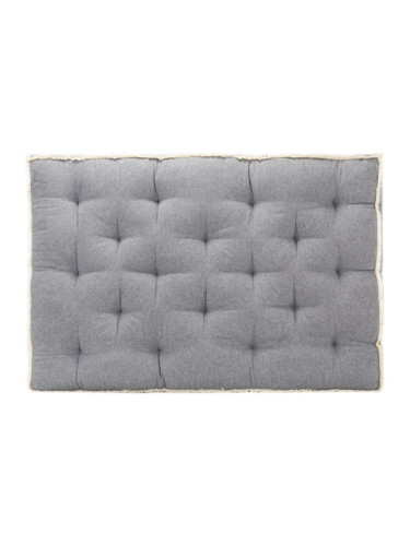 Sonata Възглавница за палетен диван, антрацит, 120x80x10 см