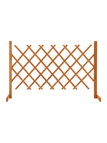 Sonata Градинска оградна решетка, оранжева, 120x90 см, чам масив