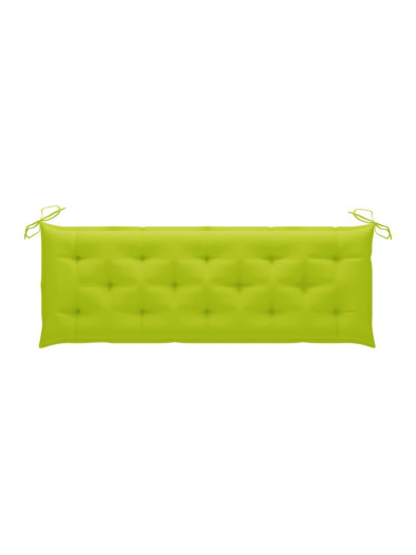 Sonata Възглавница за градинска пейка, светлозелена, 150x50x7 см, плат