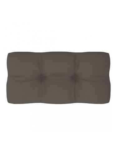 Sonata Възглавница за палетен диван, таупе, 80x40x12 см