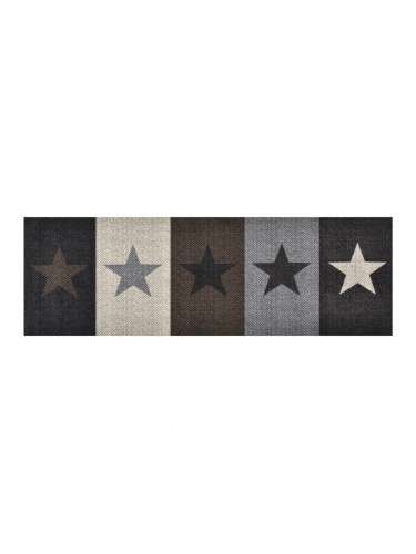 Sonata Кухненско килимче, перимо, звезди, 60x300 см
