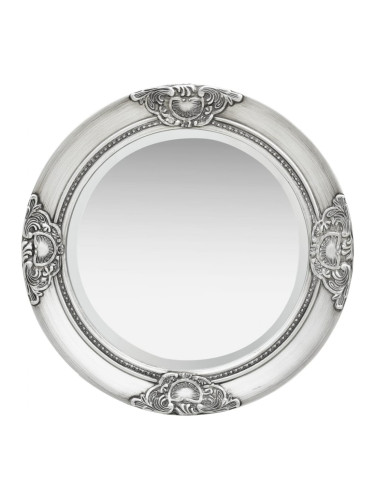 Sonata Стенно огледало, бароков стил, 50 см, сребристо