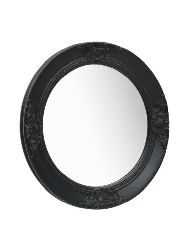 Sonata Стенно огледало, бароков стил, 50 см, черно